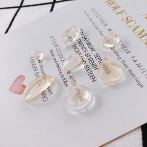 DIY Jewelry Accessories Colorful Leaf Crystal Glass Beads Loose Beads For Earring Stud Necklace Craft Making Findings