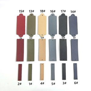 Accessori per Gioielli Fai-da-te Semplici Strisce in Pelle Artificiale Rettangolari per Orecchini Accessori per Capelli Ciondolo Etichetta da Cucito