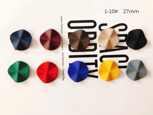 Set of 10 colorful 27mm irregular resin petal charms for DIY earring and jewelry making