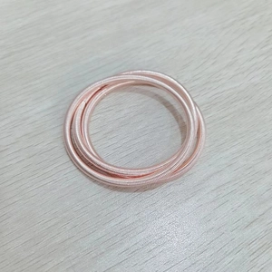Roségoldene Gitarrensaiten-Armbänder mit flexiblem Spiralfeder-Design für DIY