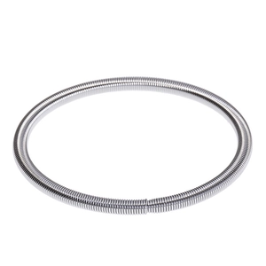 Silbernes Gitarrensaiten-Federarmband mit 4,2-mm-Schraubkopf für DIY-Schmuck