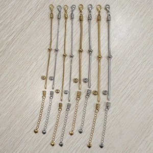 Bracciali a catena serpente in acciaio inossidabile oro e argento con ciondolo a cuore