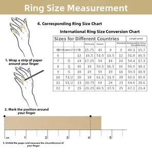 Detailed ring size guide and conversion chart for international sizing standards