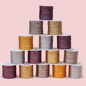 Set di 15 cordoncini metallici e sfumati per gioielli fai-da-te e braccialetti