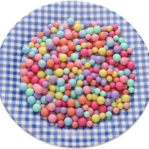 Gekleurde macaron acryl kralen voor DIY knutselen en geschenkdoos vulling decoratie