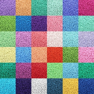 Solid Color Glass Seed Beads For DIY Jewelry Making Round Small Rice Beads For Handmade Bracelet Necklace Accessories