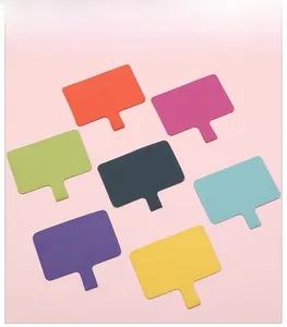 Detailed display of colorful T-shaped phone strap connectors in seven vibrant hues