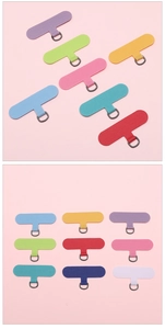 Universelle Handy-Lanyard-Patches aus Oxford-Gewebe mit Metall-D-Ringen in neun Farben