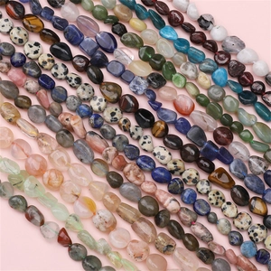 Assorted 5-8mm natural gemstone chip beads for DIY handmade jewelry and necklaces