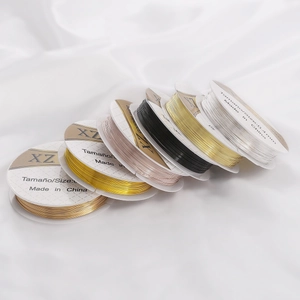 Fil De Cuivre Conservation Couleur Pour Fabrication Bijoux DIY Artisanat Fait Main Bracelet Épingle À Cheveux Plusieurs Couleurs