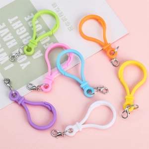 Kleurrijke acryl karabijnsluitingen voor DIY-sleutelhangers en tasaccessoires