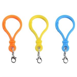Gekleurde acryl gloeilamp haken met metalen karabijnsluiting voor DIY tas-accessoires