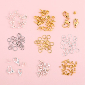 Professional 14k gold-filled lobster clasps and jump rings set for DIY jewelry making