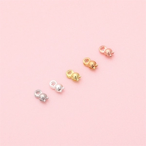 5pcs set of cat shaped 14K gold plated connectors for DIY jewelry making in multi-color finishes