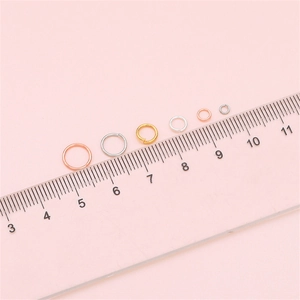 Anneaux de jonction ouverts en or 14K de tailles variées pour la création de bijoux DIY