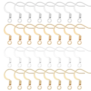 Sélection de crochets d'oreilles classiques or et argent pour bijoux DIY et artisanat