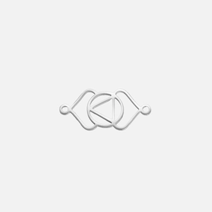 Pendentif chakra du troisième œil en acier inoxydable argenté pour la création de bijoux DIY