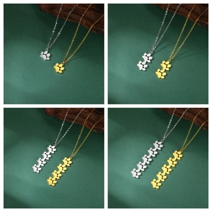 Collana con Ciondolo a Impronta di Zampa in Acciaio Inossidabile Gioielli Personalizzati con Ciondolo ad Artiglio di Animale Minimalista per Donna Uomo Unisex Regalo