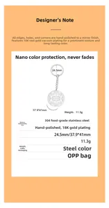 Macro view of 304 stainless steel keychain showing hollow floral pendant and hand polishing