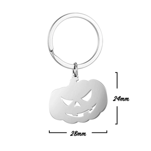 Macro view of pumpkin pendant dimensions with polished stainless steel finish