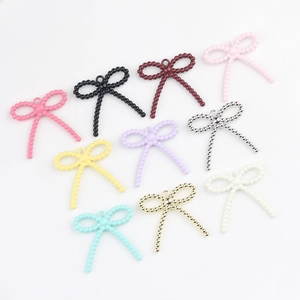Colgante Lazo de Aleación DIY Charms para Creación de Joyas Pulsera Collar Pendiente Textura Perlada Accesorio Pintado Suministro