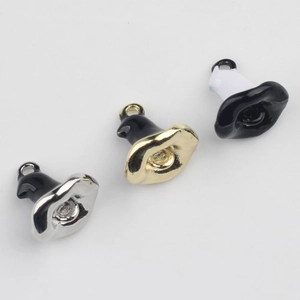Trois pendentifs chapeau de sorcier en alliage or argent blanc pour bijoux DIY créatifs