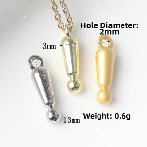 Exclamation mark alloy pendants in gold and silver for DIY jewelry making