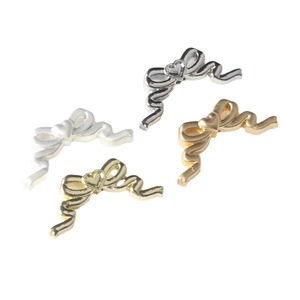 Perles en forme de nœud en alliage minimaliste pour création de bijoux DIY élégants