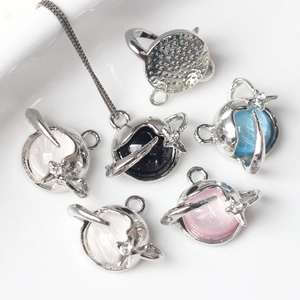 Minimalistische Legierung Harz Planet Anhänger Stern Saturn Form Charms Für DIY Halskette Armband Schmuckherstellung Zubehör