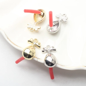 Strik- en druppelvormige oorringbedels met parels voor DIY sieraden maken