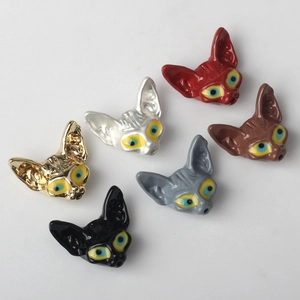 Pendentifs chat Sphinx en alliage de plusieurs couleurs pour bijoux DIY et colliers faits main
