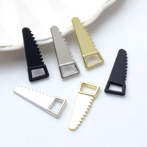 Miniature Zinc Alloy Saw Charms Pendants Electroplated Tool Shape DIY Creative Handmade Jewelry Making Accessories For Earrings Necklace