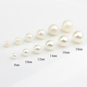 Cuentas de perlas acrílicas de 8mm a 18mm para hacer joyas personalizadas