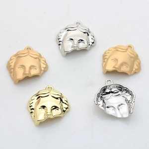 Lot de pendentifs vintage en relief pour bijoux DIY en divers alliages métalliques