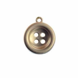 Creatieve gouden knophanger van legering met vier gaten voor DIY sieraden maken
