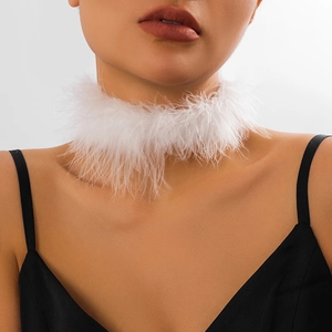 Υπερβολικό Φτερό Choker Κολιέ Κορδέλα Χειροποίητο Σετ Κοσμημάτων Πάρτι Με Σκουλαρίκια Φτερά Βραχιόλι Γυναικεία Αξεσουάρ Κοστουμιών