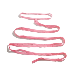 Pink elastic leg chain strap with high stretch texture for dark style thigh accessory
