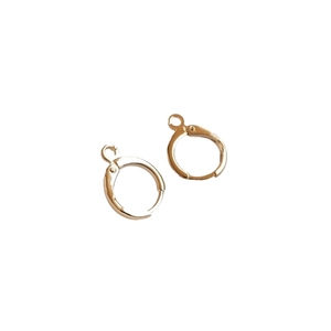 Paire de dormeuses en or 14K pour la fabrication de bijoux artisanaux DIY
