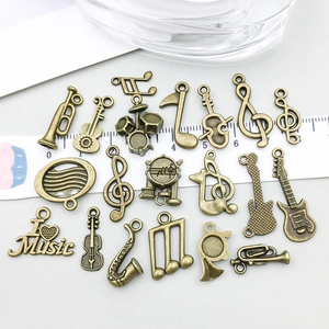 Ciondoli strumenti musicali in bronzo antico per creazione gioielli fai-da-te