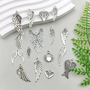 Ensemble de breloques en alliage d'argent antique pour accessoires de bijoux DIY