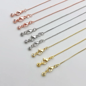 Verstelbare DIY kettingen in goud, zilver en roze goud met handige karabijnsluitingen