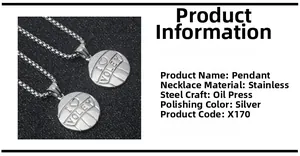 Macro view of stainless steel volleyball pendant with I Love Volleyball engraving