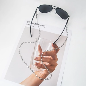 Edelstahl Herz Brillenkette Für Damen Rutschfest Sonnenbrille Band Mode Halsband Halter Schmuck Zubehör