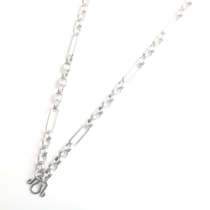 Polished stainless steel fancy link necklace chain for Buddhist amulets and pendants