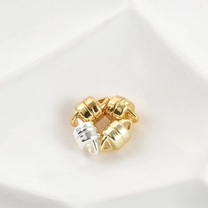 Chiusura magnetica placcata oro 14k per creazione di gioielli fai da te e collane