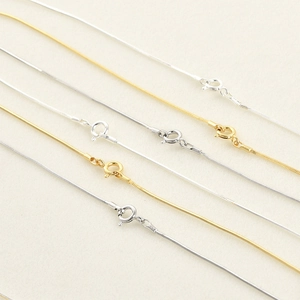 Koperen Slangenketting Halsketting Voor DIY Sieraden Maken 18k Goud Zilver Vergulde Basis Halsketting Voor Dames 45cm Kale Ketting