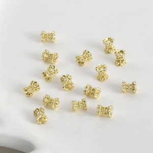 14k gold plated lace pattern tube beads for DIY jewelry making necklaces and bracelets