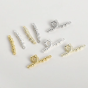 14K Gold Silber Vergoldet Kupfer Flüssige Lava Stange Wirbel Verbinder Für DIY Schmuckherstellung Armband Halskette Zubehör