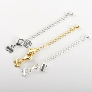 Set van drie 18k vergulde karabijnsluitingen voor parelkettingen en DIY sieraden maken