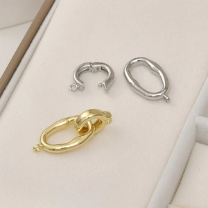 14k gold plated textured toggle clasps for DIY necklace and bracelet jewelry making